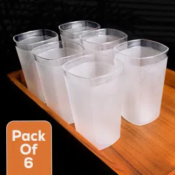 (Pack of 6) Decent Glass, 350Ml, Set Of 6 Glass Set Water/Juice Glass-image-11