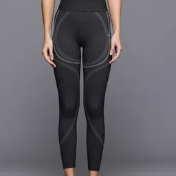hrx by hrithik roshan Solid Women Black Tights-picture-14