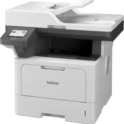 brother DCP-L5660DN Multi-function Monochrome Laser Printer for Print/Scan/Copy with Auto Duplex Feature, 3.5-Inch Touch Screen Display, 48 PPM, Dual Scanning, 70 Pages ADF, 250 Sheets Paper Tray, Free Installation & with Up to 11000 Pages of Black Ink Toner in the box image 2