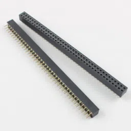 2x40 Pin 2.54mm Pitch Female Berg Strip - Break Away Header - Straight-18