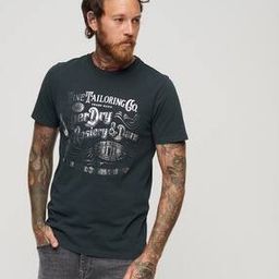 Metallic Workwear Graphic Print Regular Fit Crew-Neck T-Shirt-image-94