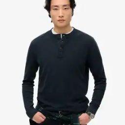 LW Textured Grandad T-Shirt-image-7