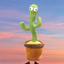 Dancing cactus Toy Talking Repeat Bluetech Singing Toy-image-88