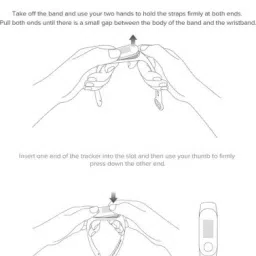 TECHNUV Pack of 3pcs silicone strap Oneplus and Oppo Band (Device not Included) Smart Band Strap image 4