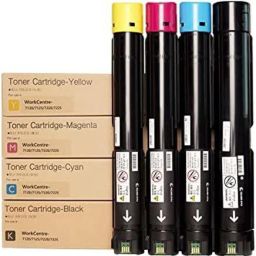 FINEJET 7120 COMPITABLE Color Pack Of 4 Toner For Xerox 7120-7125-7220-7225 Black + Tri Color Combo Pack Ink Cartridge-picture-15