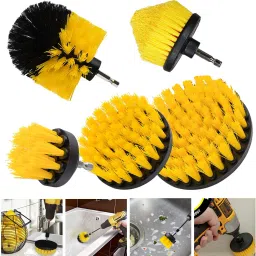 Power Drill Scrubber Brush Set, Multi-Function Drill Brush Angle Drill-image-81