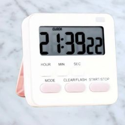 Digital White Clock-image-93