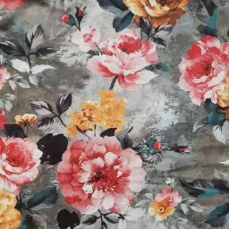 Printed velvet suitable for making Blouse,Skirts,overcoat,Blazers,Cushions, Curtain Fabric-25