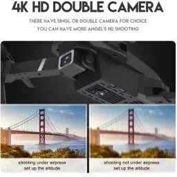 swa mi E99 Foldable Pro Drone for Kids | Obstacle Avoidance rone 2 Batteries1 Drone image 5