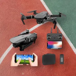 E88 Camera dronremot Control Quadcopter 360 Flip Stunt WiFi Wings 2 Batteries_17 Drone-3