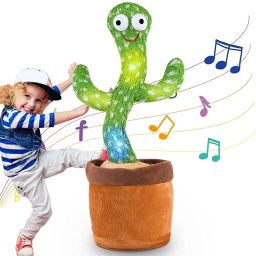 Cactus Plush Toys, Cactus Toys for Babies Toddlers Kids 3 Months and up, Dancing Recording Talking Singing Gift For Kids-image-2