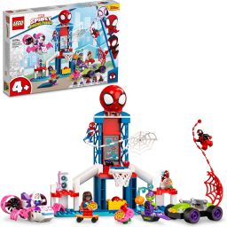 Spidey & His Amazing Friends : Spider-Man Webquarters Hangout (155 Blocks) Model Building Kit-15