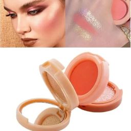 mini blusher highlighter 3 in 1 for glossy and shiny cheeks-image-14