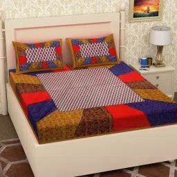 140 TC Cotton Double Printed Flat Bedsheet-image-18