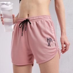 hrx by hrithik roshan Printed Women Red Sports Shorts-picture-49