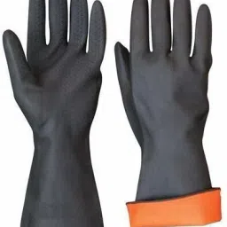Rubber Cleaning Gloves Dish-Washing Home Kitchen Toilet Bathroom Tiles Floor Cleaning Gloves Multipurpose Usage Wet and Dry Glove-image-33