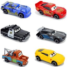 Metal Die Cast Toy Car Set for Kids, McQueen Black Storm Racing Gift Pack Set-image-50