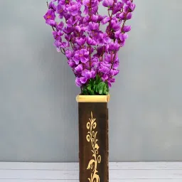 Well Art Gallery Artificial Flower blossom for Home Decoration Purple Peach Blossom Artificial Flower-image-62