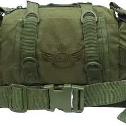 AZAD Army waist bag for casual with extra space ARMY WAIST BAG WITH SHOLDER STRAP-image-18