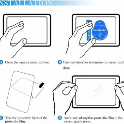 Power Smart Tempered Glass Guard for GoPro Hero 12 / GoPro Hero 11 / GoPro Hero 10 / GoPro Hero 9 (3 P'cs Set) image 4