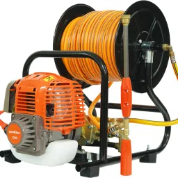 Portable Power Sprayer With 4 Stroke Engine, Hose Reel & 50Meter Hose NPW-768-WH 0 L Hose-end Sprayer-image-36