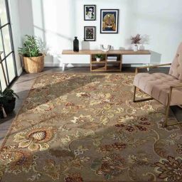 obsessions Brown Neo Persian 5x7 Feet Machine Made Carpet-picture-11