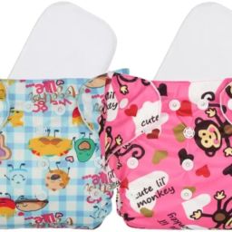 Soft Cloth Diaper with Insert Pad for Baby – Reusable, Adjustable & Eco-Friendly-image-51