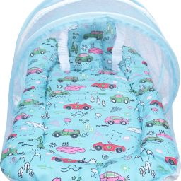 Cotton Kids Washable Little Baby Bed With Mosquito Net For New Born Baby Mosquito Net Mosquito Net-image-0