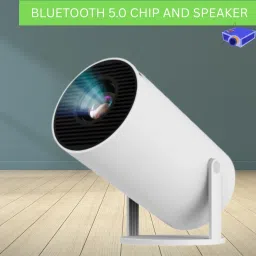 Guggu Mini HD Projector for Home 4KSupport With Built-in App Netflix/Prime/YouTubeG442 (4500 lm / 1 Speaker / Wireless / Remote Controller) Portable Projector-picture-6