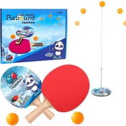 Panda Theme Table Tennis Self Training Indoor & Outdoor Game Table Tennis Kit-picture-34