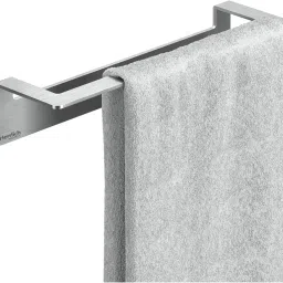 304 Stainless Steel Towel Hanger | Self Adhesive | Drill-Free | 30 cm | Silver Towel Holder-image-98