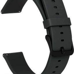 RStraps 22mm Dark Grey Silicone Strap | Soft Rubber Belt | Compatible with Smartwatches 22 mm Silicone Watch Strap-image-25