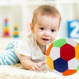 Cute Soft multicolor ball Stuffed toy - 30 cm-35
