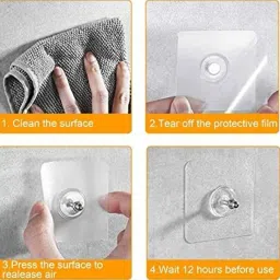 Glossy Shower Rod Hook-image-6