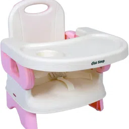 2 in 1 Booster Seat Cum Feeding Chair With 2 Level Height Adjustment And 5 Point Safety Harness-picture-14