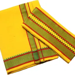 Sharan Elegance Single Dhoti-2.00 meter / Lungi / Mundus with Gamcha Solid Men Dhoti-image-29