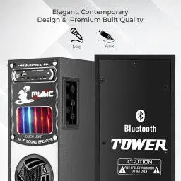 D1Y3 tower Speaker with Memory Card support Home theater 120 W Bluetooth Party Speaker image 3