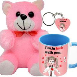 Mug, Soft Toy, Keychain Gift Set-22