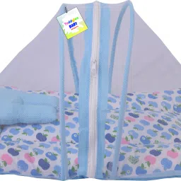 Cotton Kids New Born Baby Boys & Baby Girs Bedding Mosquito Net Bed With Soft Pillow Mosquito Net-0