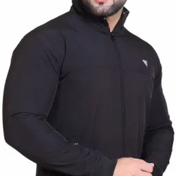 E-MAX Casual Windcheater For Mens Solid Men Wind Cheater-image-94