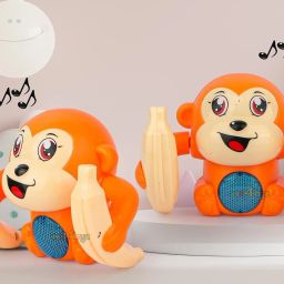 Dancing Monkey Toys For Spinning Rolling Tumble Musical Banana Monkey Toy _M258-image-93
