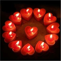 HEART SHAPE ROSE PERFUME CANDLE Candle-15
