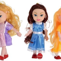 Realistic Three Sister Dolls with Fancy Dress & Movable Body Parts for Kids|112-image-68