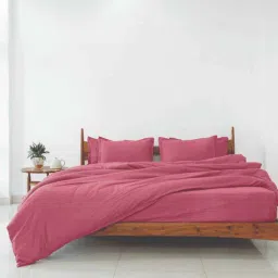 sleeping owls Pink 100% Cotton 150 AC Room Single Bed Comforter-picture-42