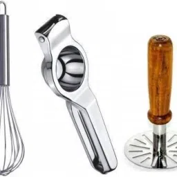 Kitchen Tools Combo Sets Potato Masher ,egg whisker,lemon squeezer Kitchen Tool Set-16