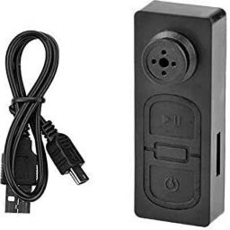 JRONJ Hidden HD Audio and Video Recorder 720p Hidden Mini Secret Spy Cam in Button Shape DVR Small Portable Updated Mini Spy Button Cameras with SD Card Slot Up to 32GB Support - Black Security Camera-27