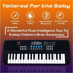 kidzblend 37 Key Piano Keyboard - with Recording and Mic and Adapter for Power image 4