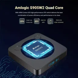 Qiwa G96 RTC - Android v4.4 (KitKat), Amlogic S905W2, Quad-Core processor, 4 GB 4 GB, 32 GB ROM Mini PC image 5