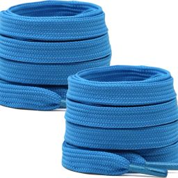 XERUS Shoe Laces Flat Light Blue 150cm shoe lace for Blue Sneakers Canvas shoes Shoe Lace-image-48