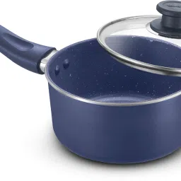 Ceraglide Ceramic Coating Sauce Pan 16 cm diameter with Lid 1.4 L capacity-image-49